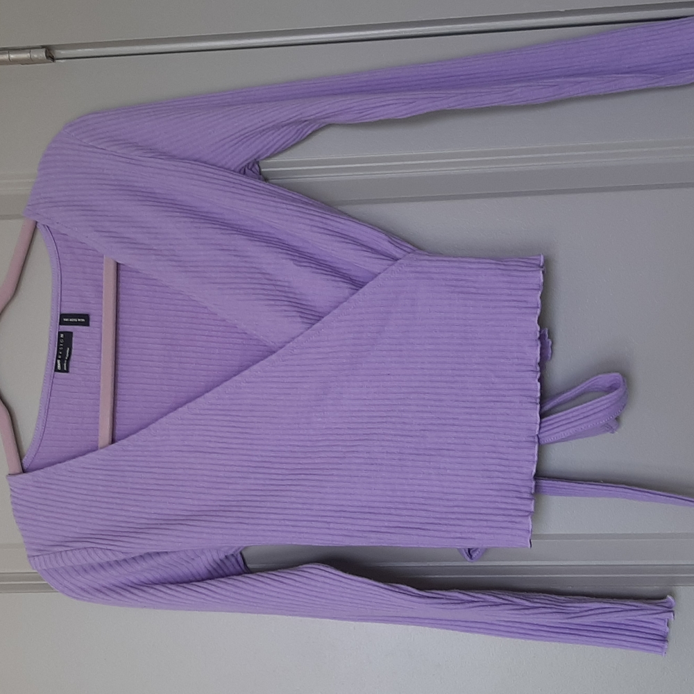 ASOS Design Knit Wrap-Top